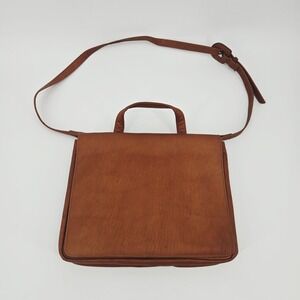 Boulder Ridge‎ Full Grain Leather Messenger Bag Vintage 90s Gorpcore Unisex